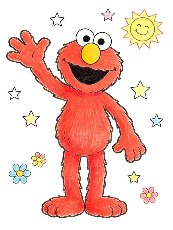 Elmo Coloring Pages