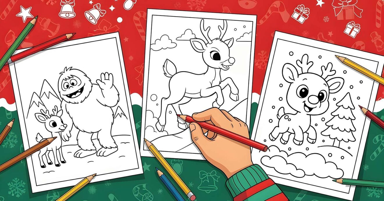 36 Rudolph Coloring Pages (Free Printable PDFs)