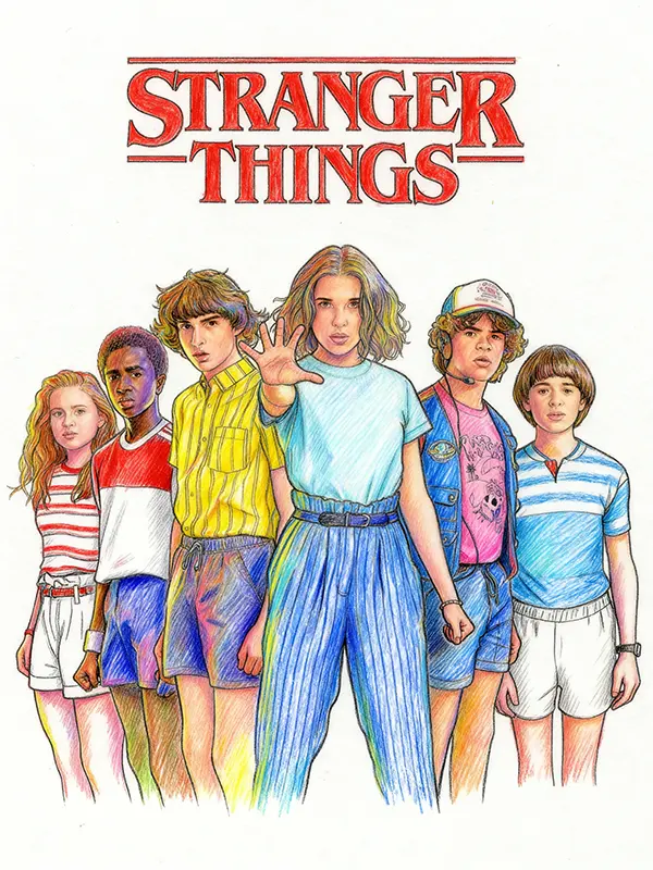 Stranger Things Coloring Pages
