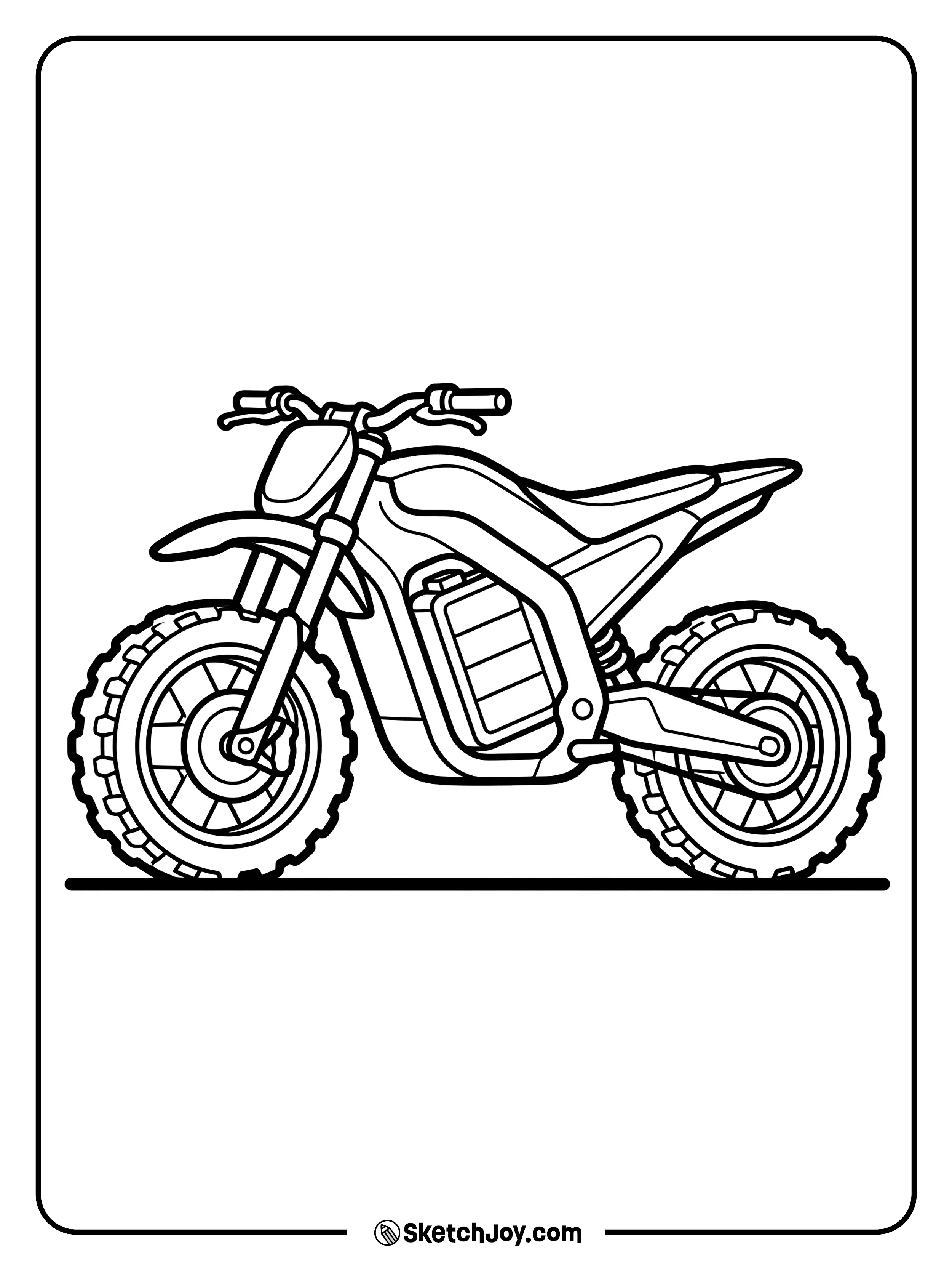 A modern electric bike has clean lines and bold wheels.