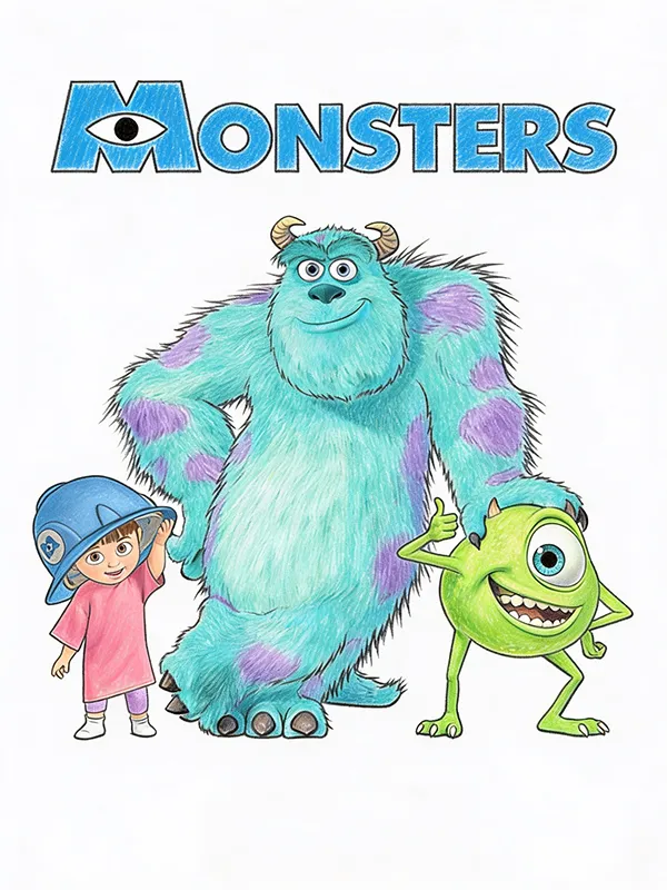 Monsters Inc Coloring Pages