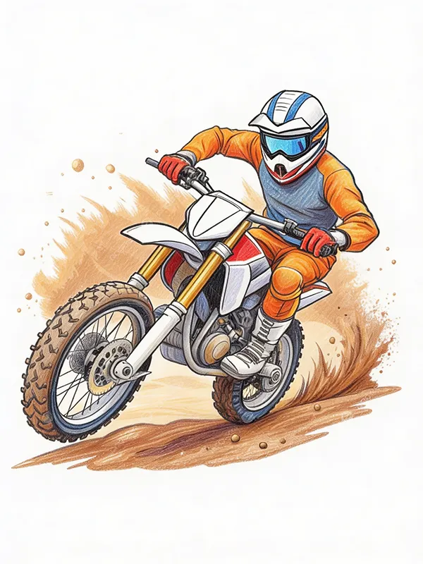 Motorcycle Coloring Pages