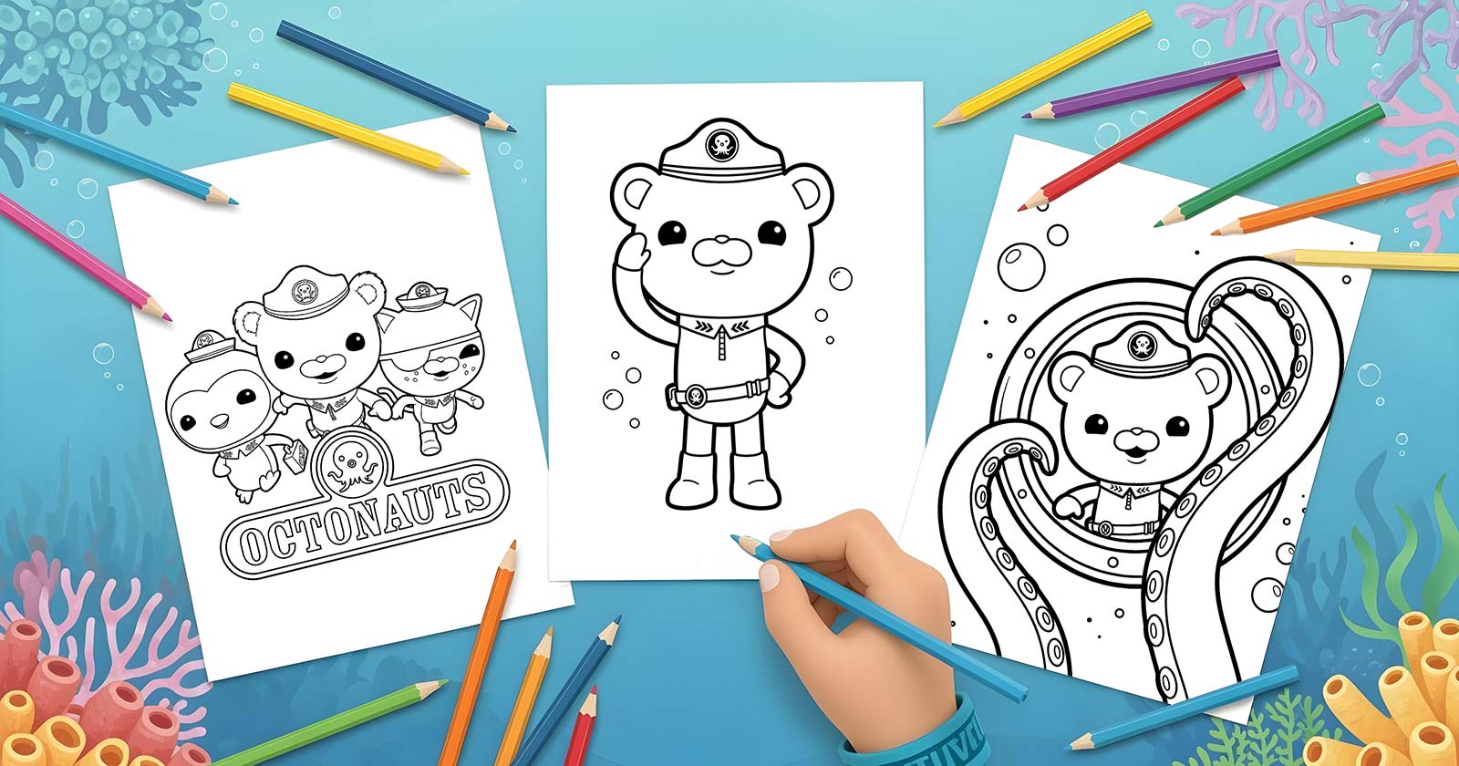 Printable Coloring Pages for Octonauts
