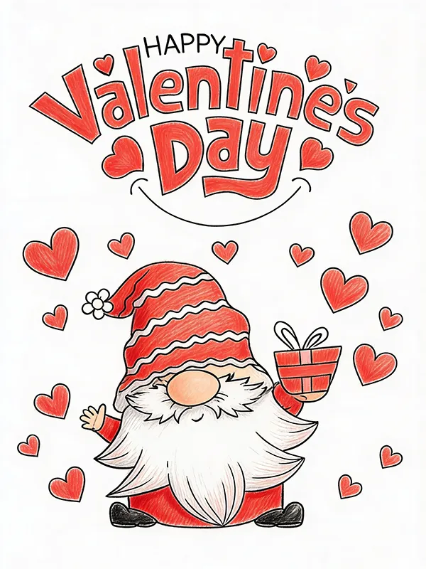 Valentine Coloring Pages