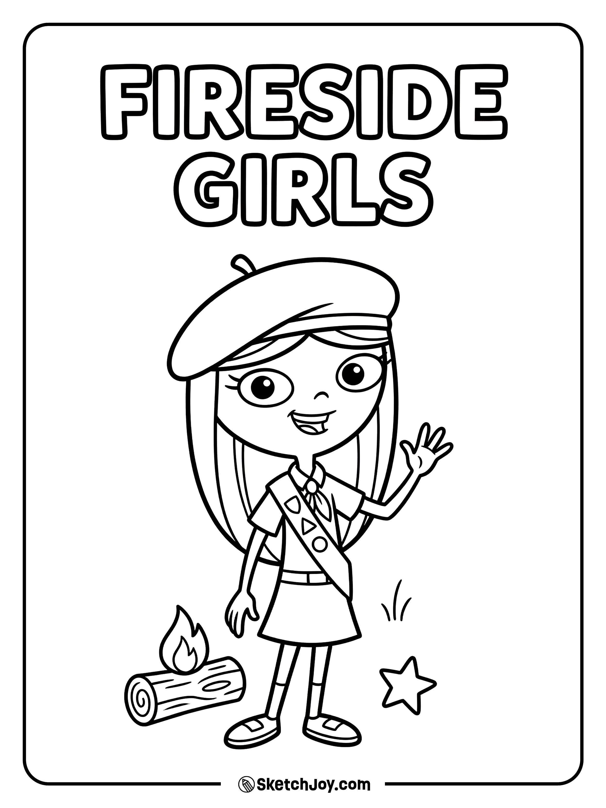 A bold title sits on top while Isabella smiles under the letters.