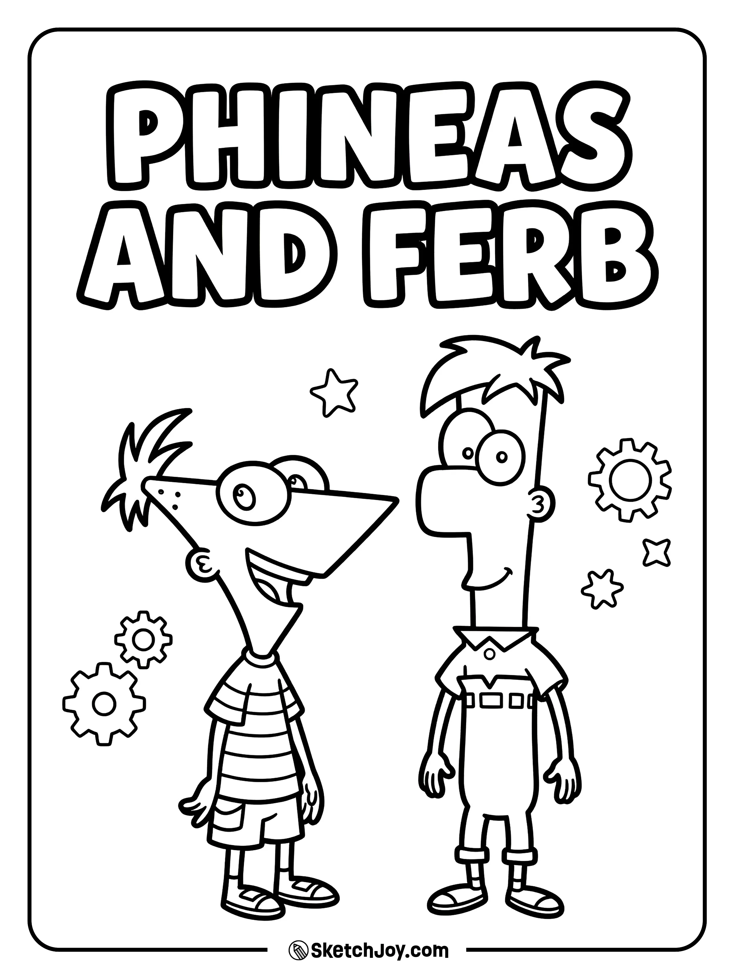 The show title sits on top with Phineas and Ferb smiling under it.