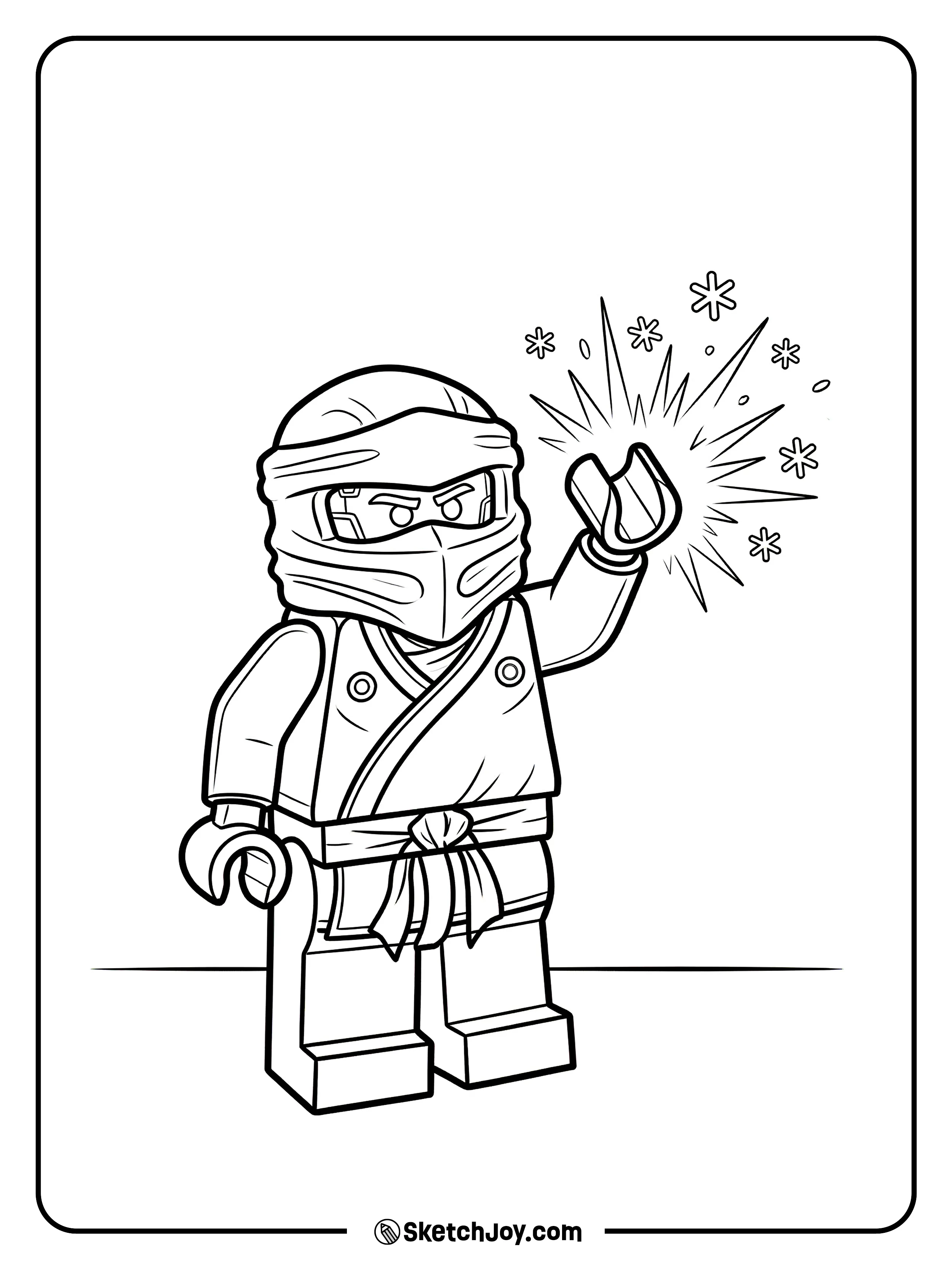 Zane raises his hand as frost lines burst out.