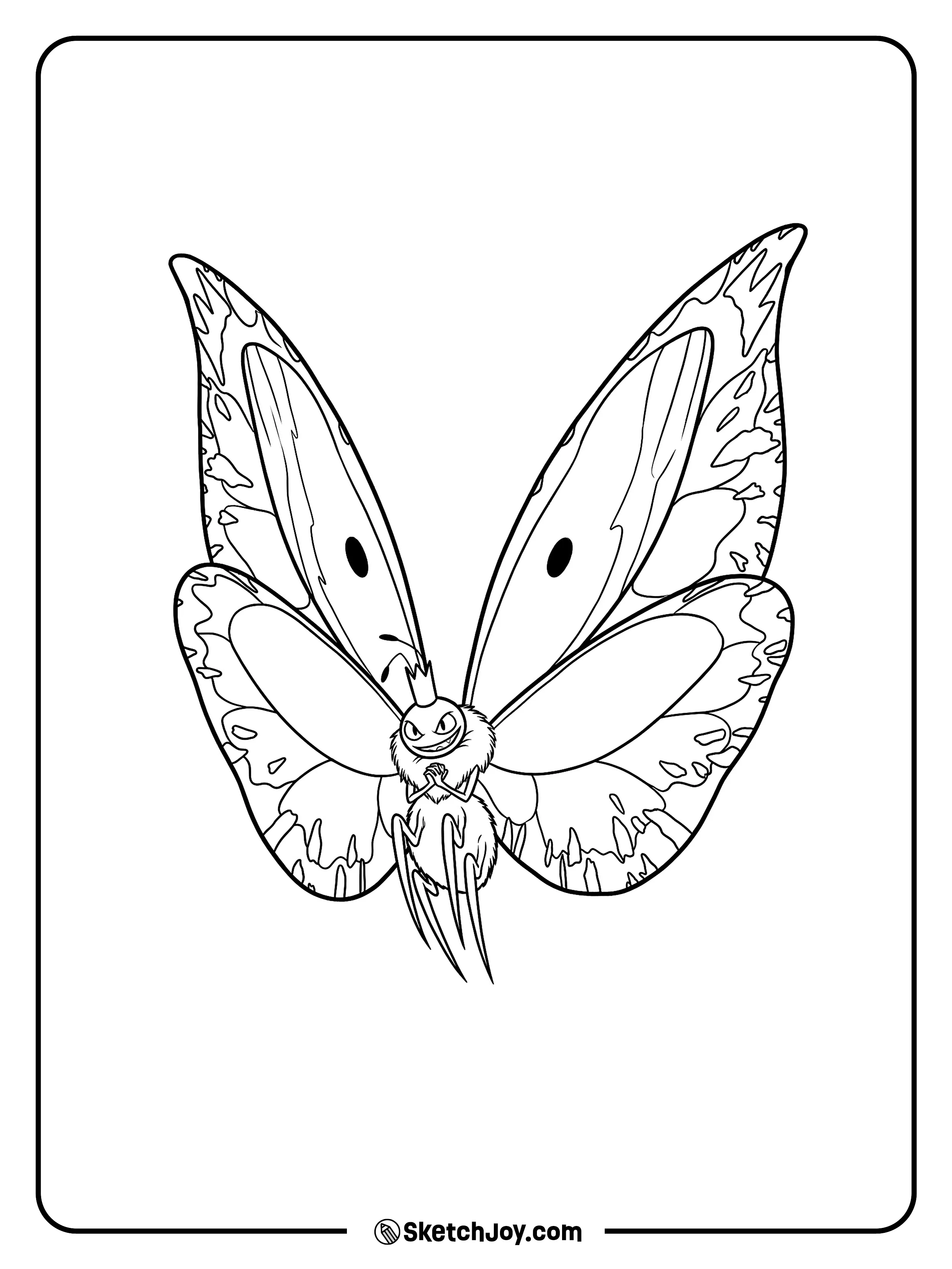 The Insect Queen spreads her wings.