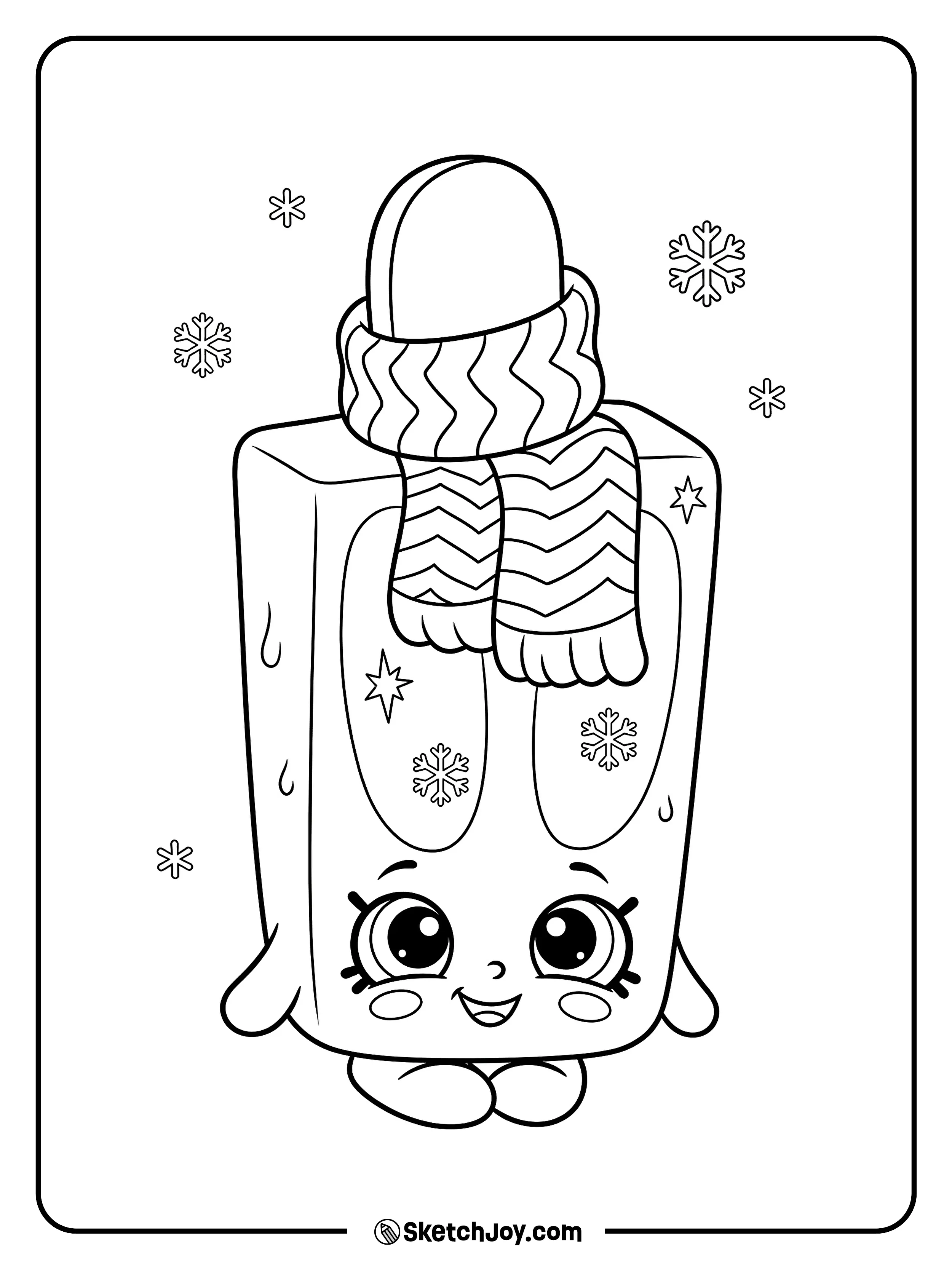 Popsi Cool stands in a fun pose with a cool and cute look.