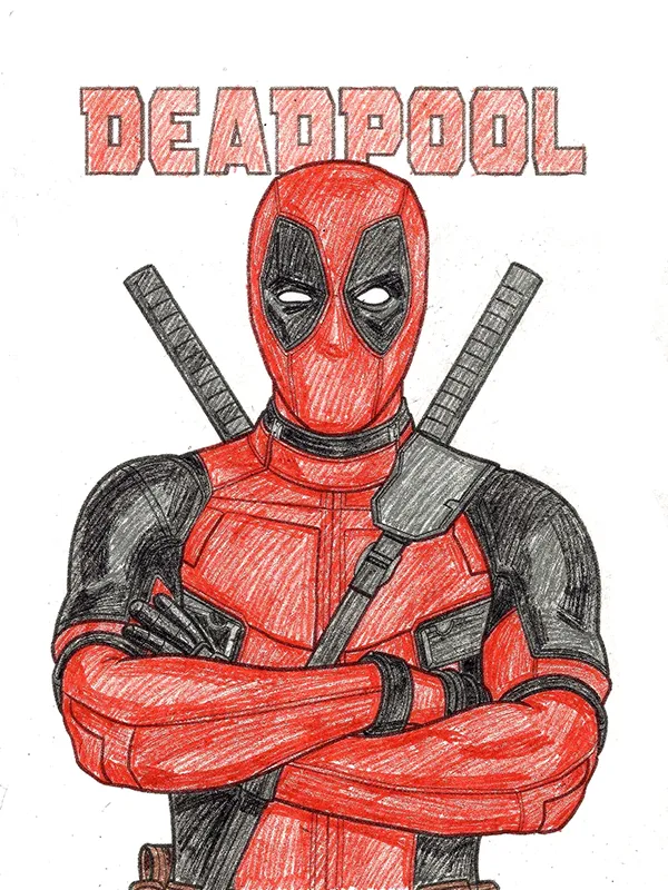Deadpool Coloring Pages