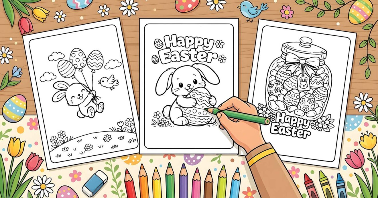 65 Easter Coloring Pages (Free Printable PDFs)