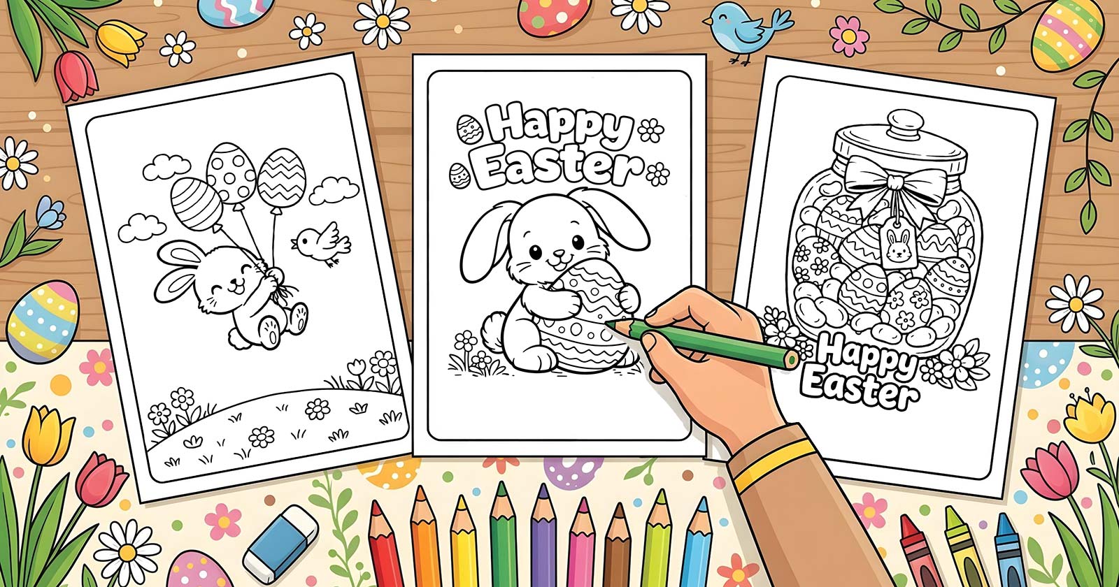Printable Coloring Pages for Easter