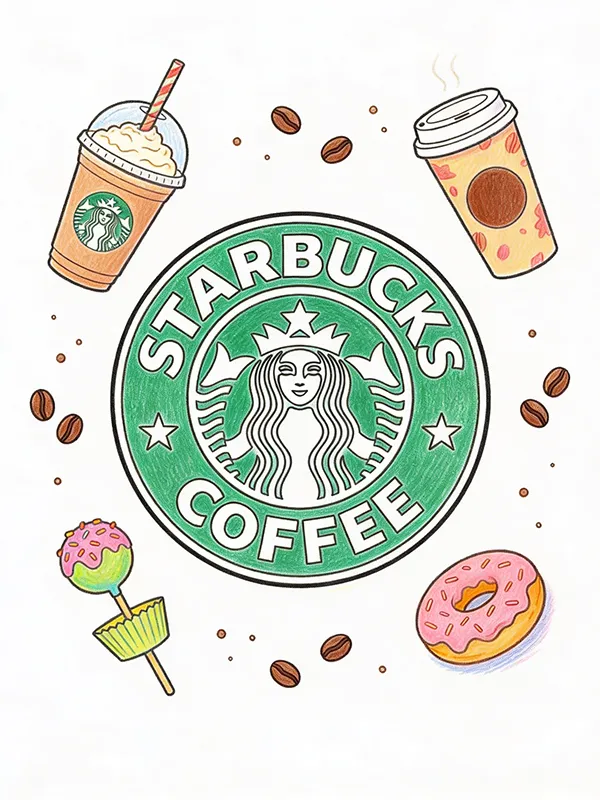 Starbucks Coloring Pages