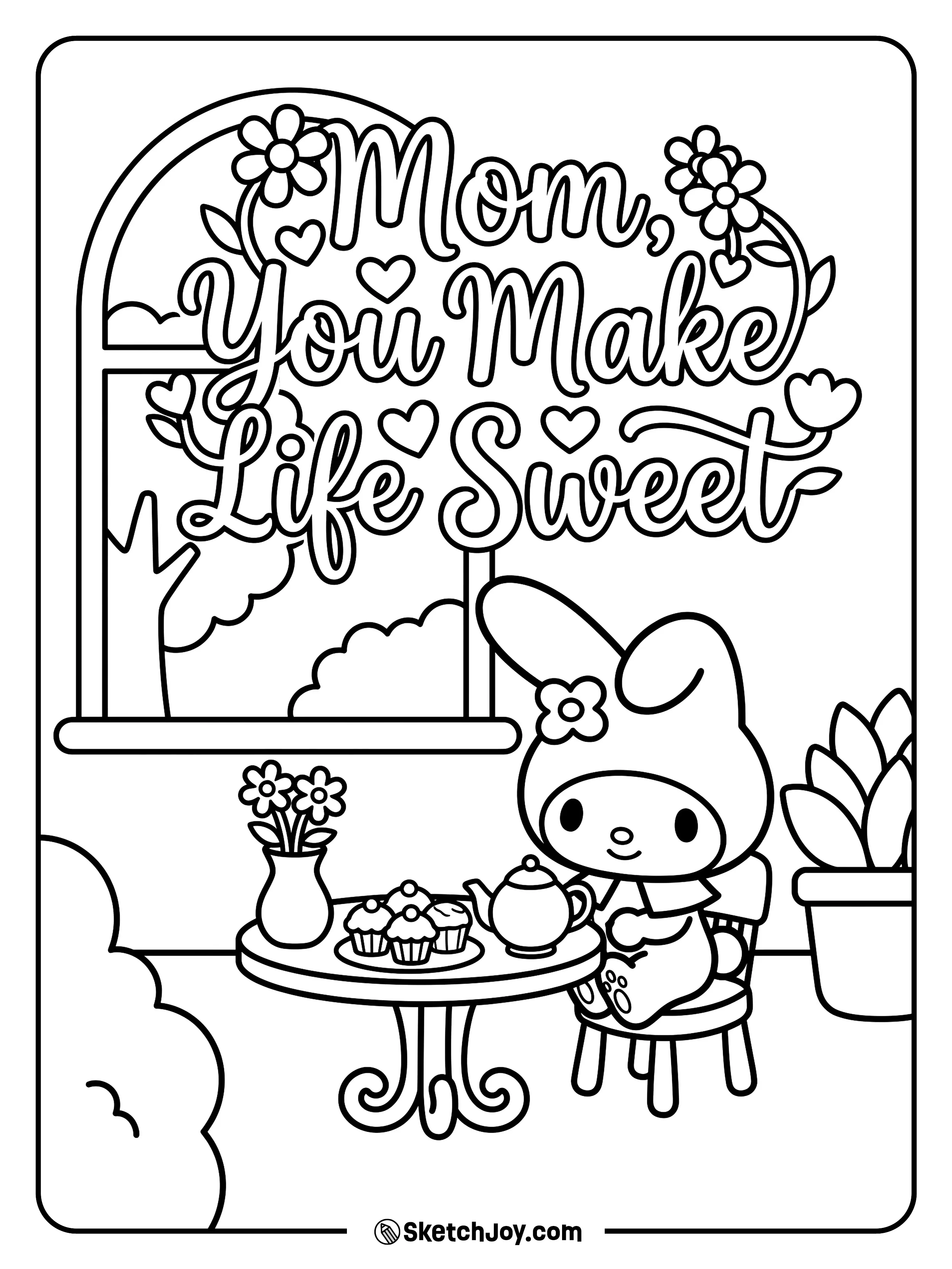 My Melody shares a lovely tea moment for Mother’s Day.