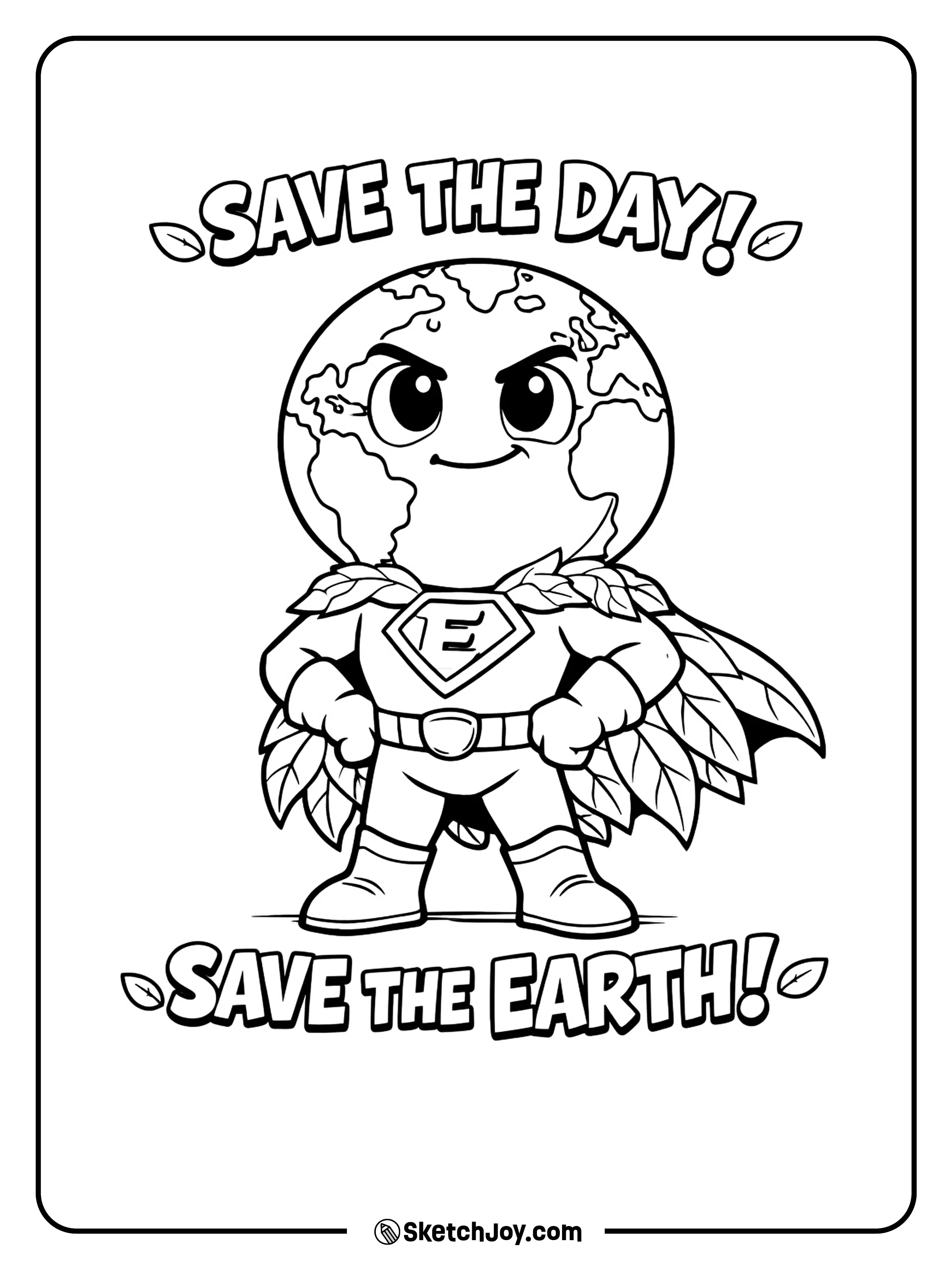 A brave Earth hero stands strong and ready to help the world.