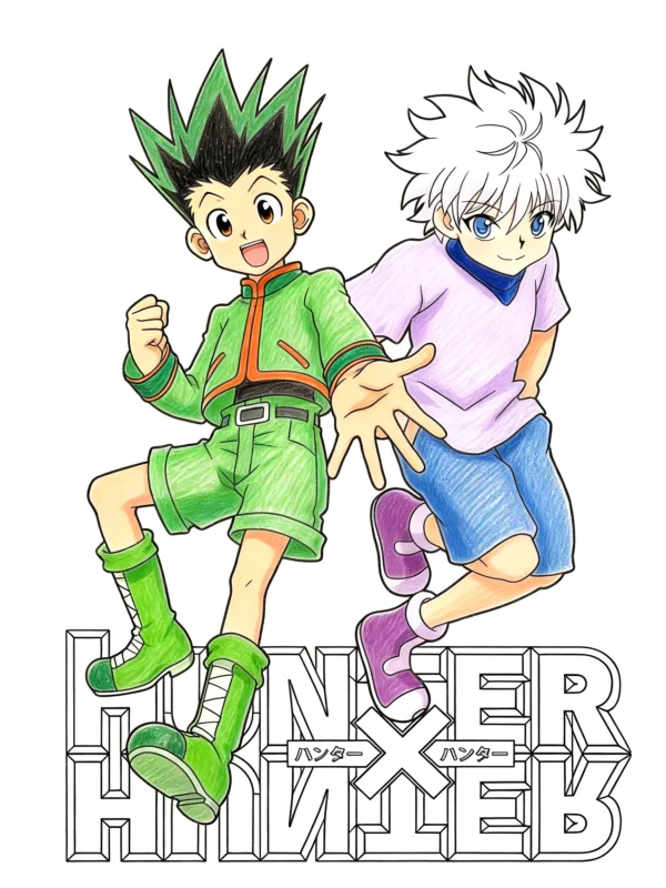 Hunter x Hunter Coloring Pages
