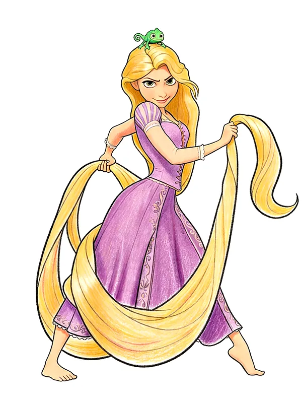Tangled Coloring Pages