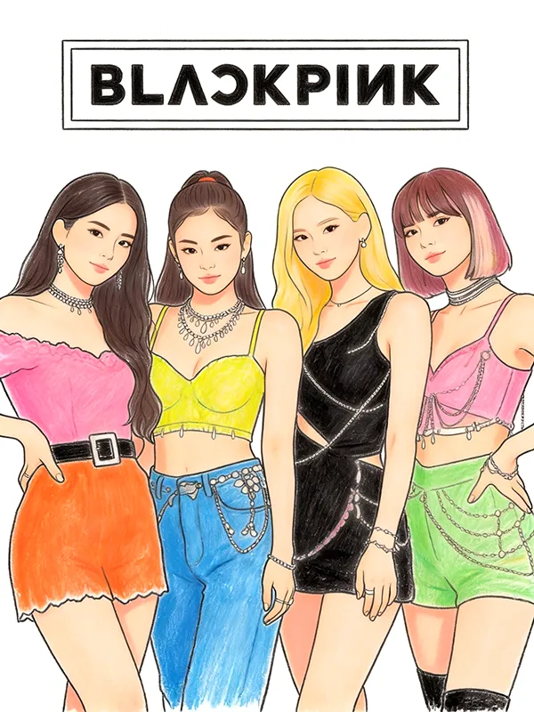 BLACKPINK Coloring Pages