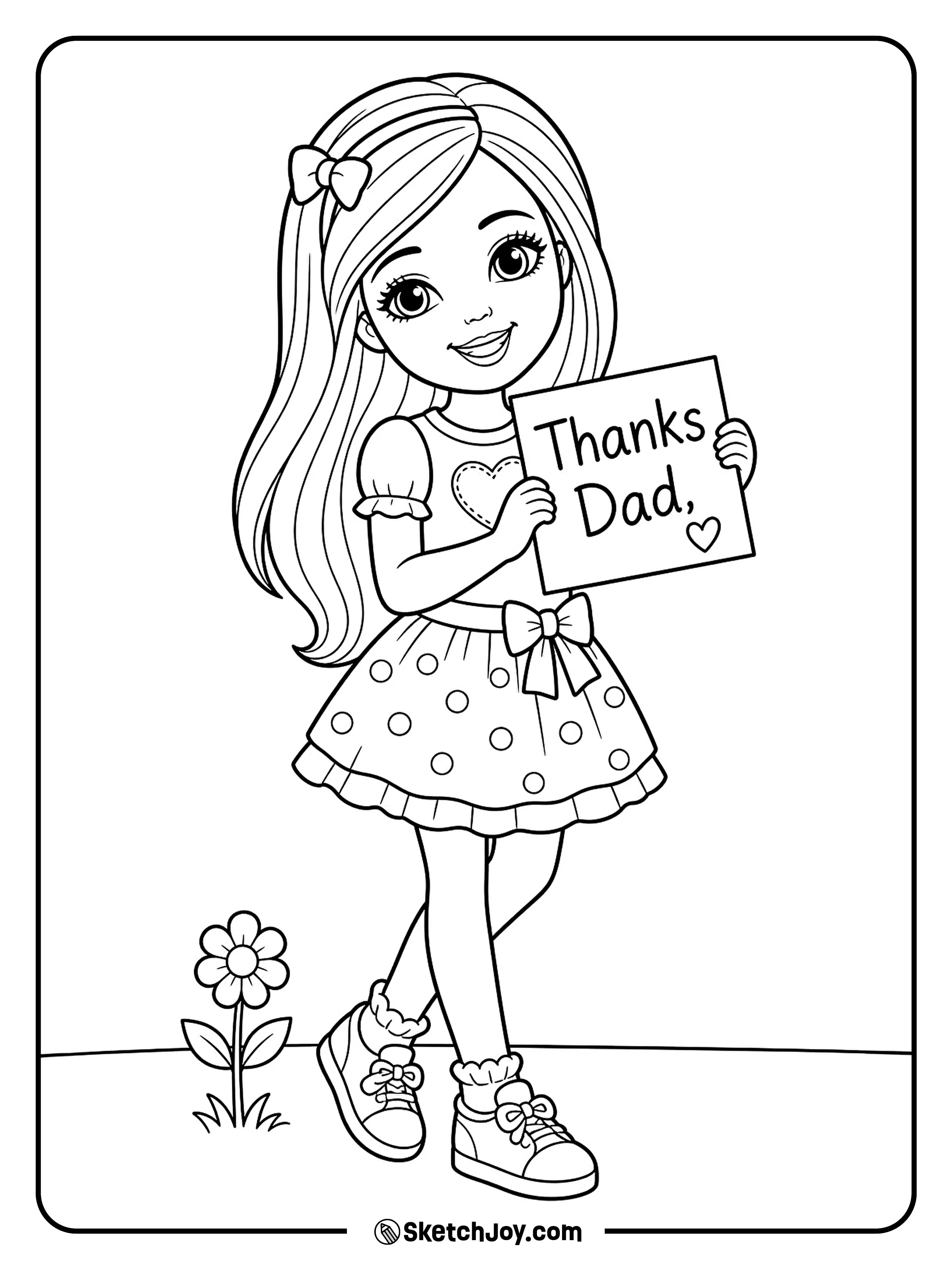 Chelsea shares a little thank-you note for Fatherâs Day.