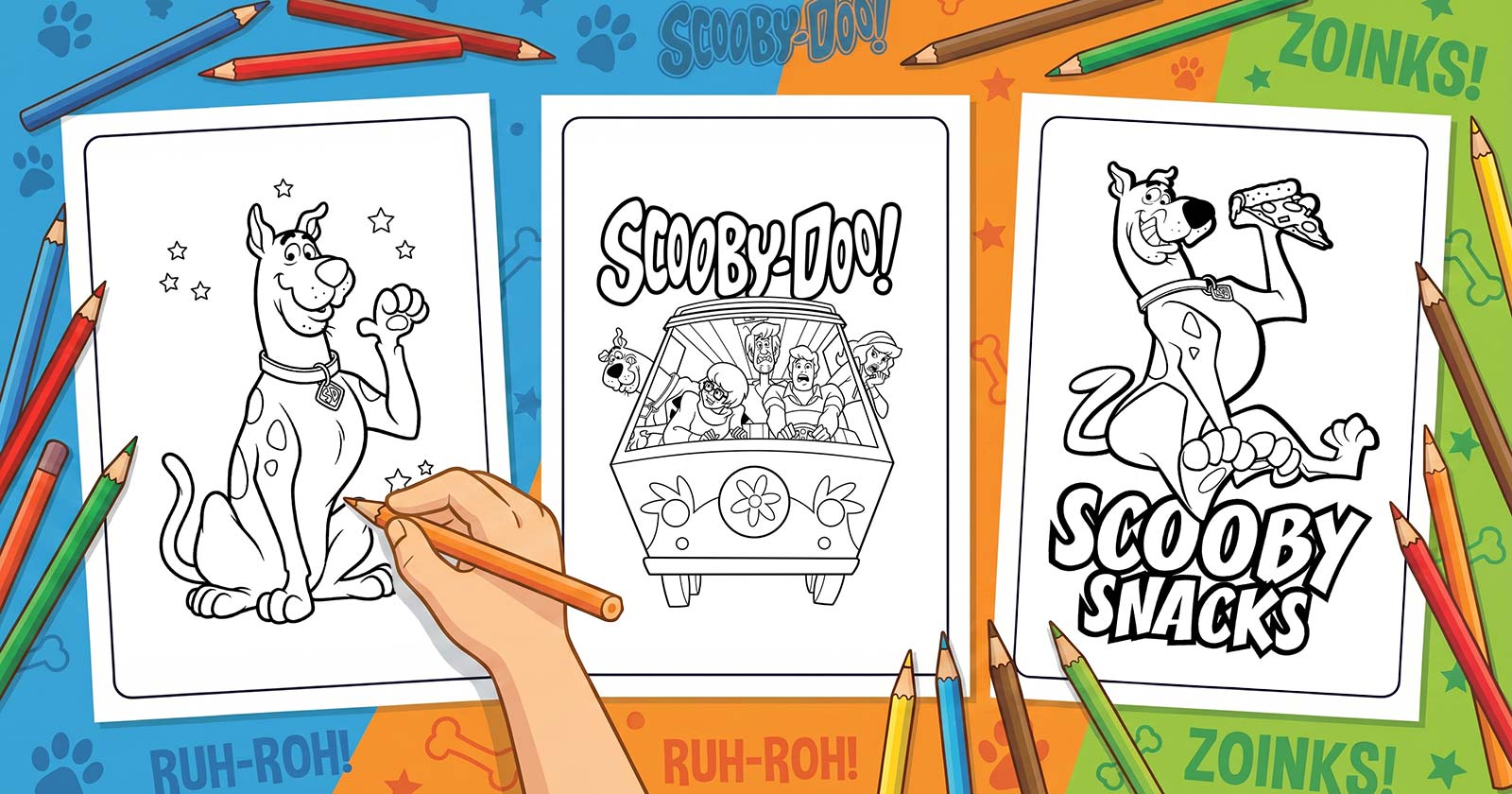 Printable Coloring Pages for Scooby-Doo