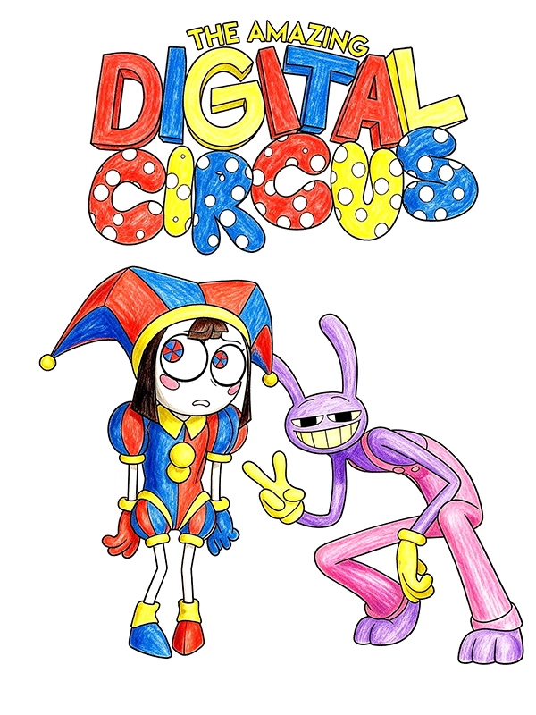 The Amazing Digital Circus coloring pages