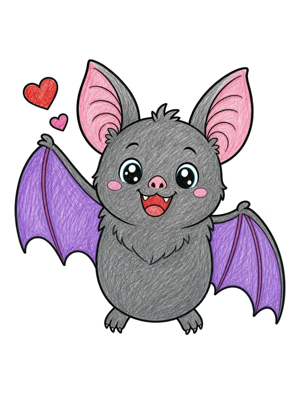 Bat coloring pages