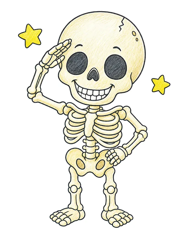 Skeleton Coloring Pages