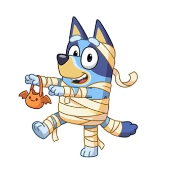 Bluey Halloween Halloween Coloring Pages