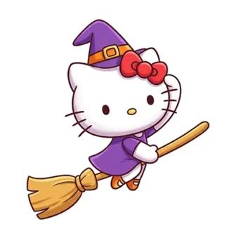 Hello Kitty Halloween Halloween Coloring Pages