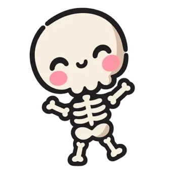 Skeleton Halloween Coloring Pages