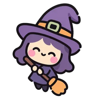 Witch Halloween Coloring Pages